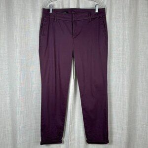 Kut from the Kloth Trouser Skinny Pants Womens 10 Cotton Preppy Work Classic